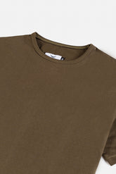 Basic Cotton T Shirt - British Tan